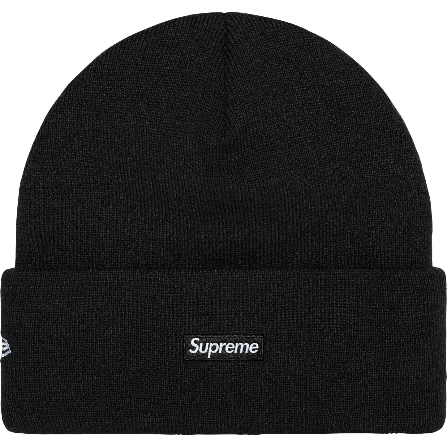 Supreme New Era Tribal S Logo Beanie Black