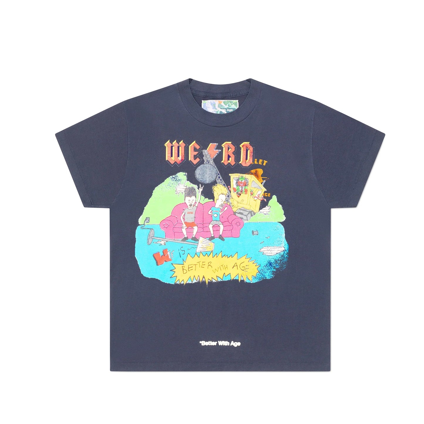 *Better With Age Angus Tee Navy