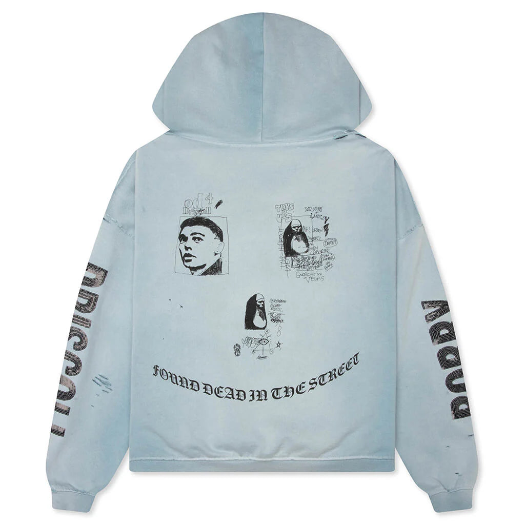 Paly Hollywood Bobby Driscoll Hoodie Baby Blue