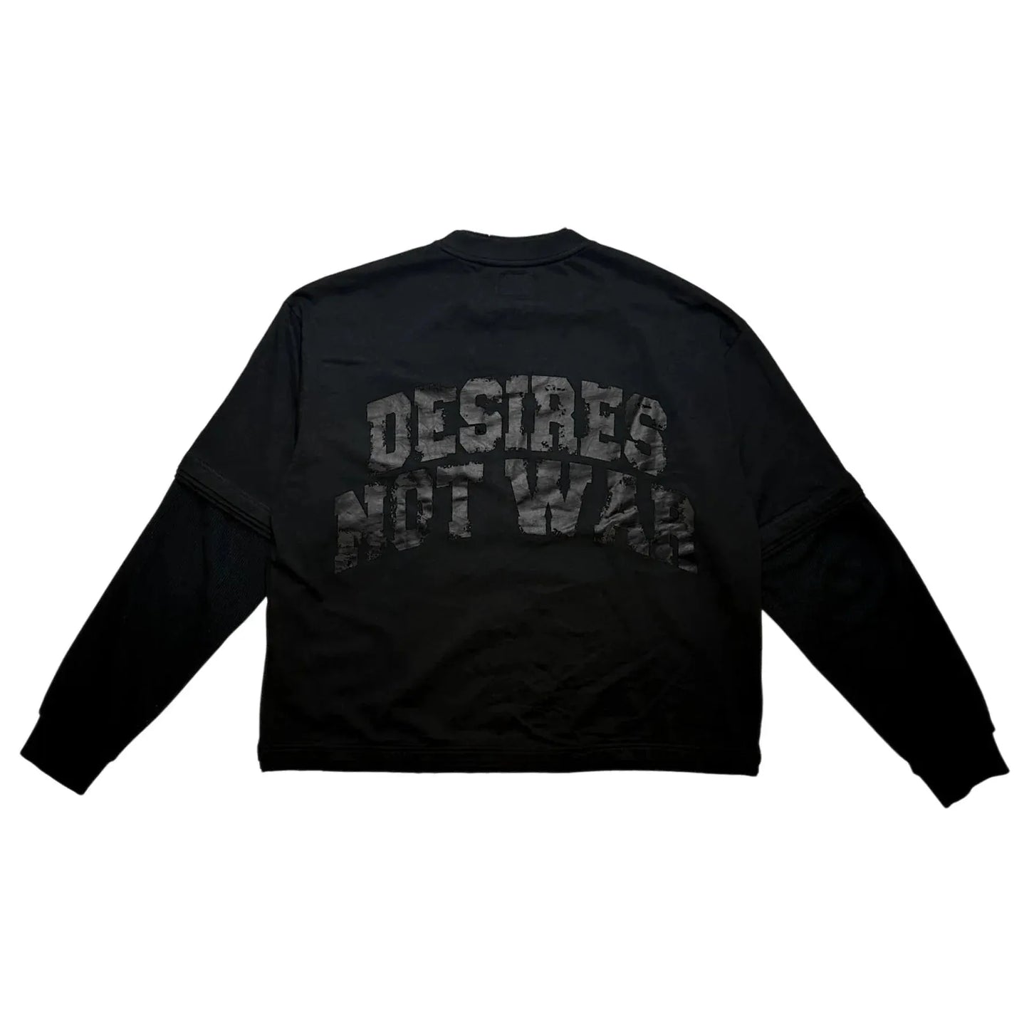 Bottega Desires War Thermal L/S T-Shirt Black