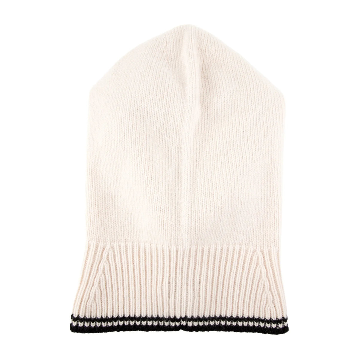 Chanel Cashmere CC Balaclava Light Beige/Black