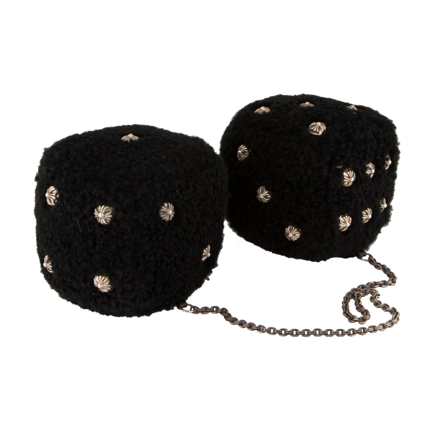Chrome Hearts Fuzzy Dice Black