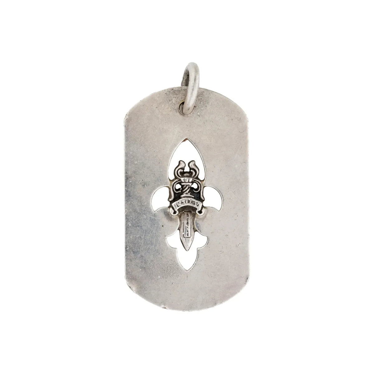 Chrome Hearts Dagger Dog Tag Pendant