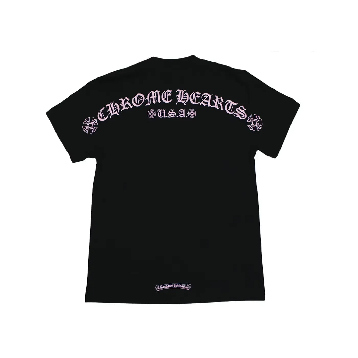 Chrome Hearts Matty Boy Shoulder Logo T-Shirt Black/Pink