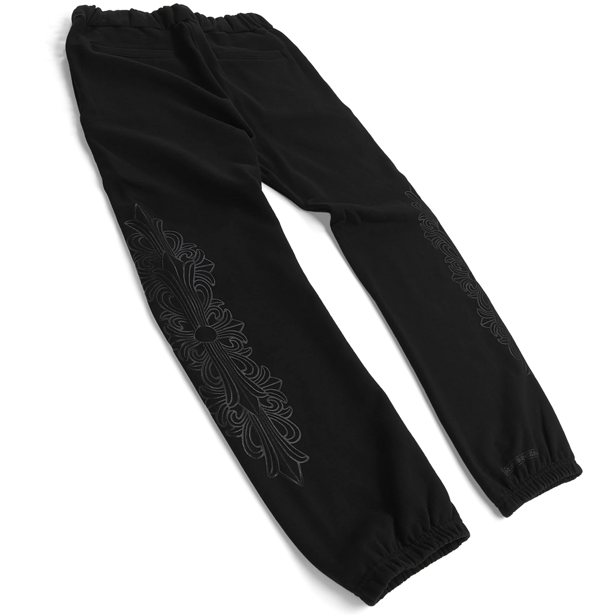 Chrome Hearts Horseshoe Floral Sweatpants Black/Black