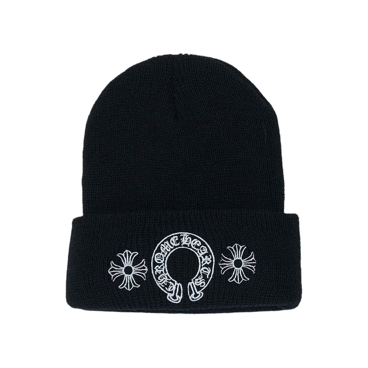 Chrome Hearts Horseshoe Beanie Black(Lightly Worn Pre-Owned)