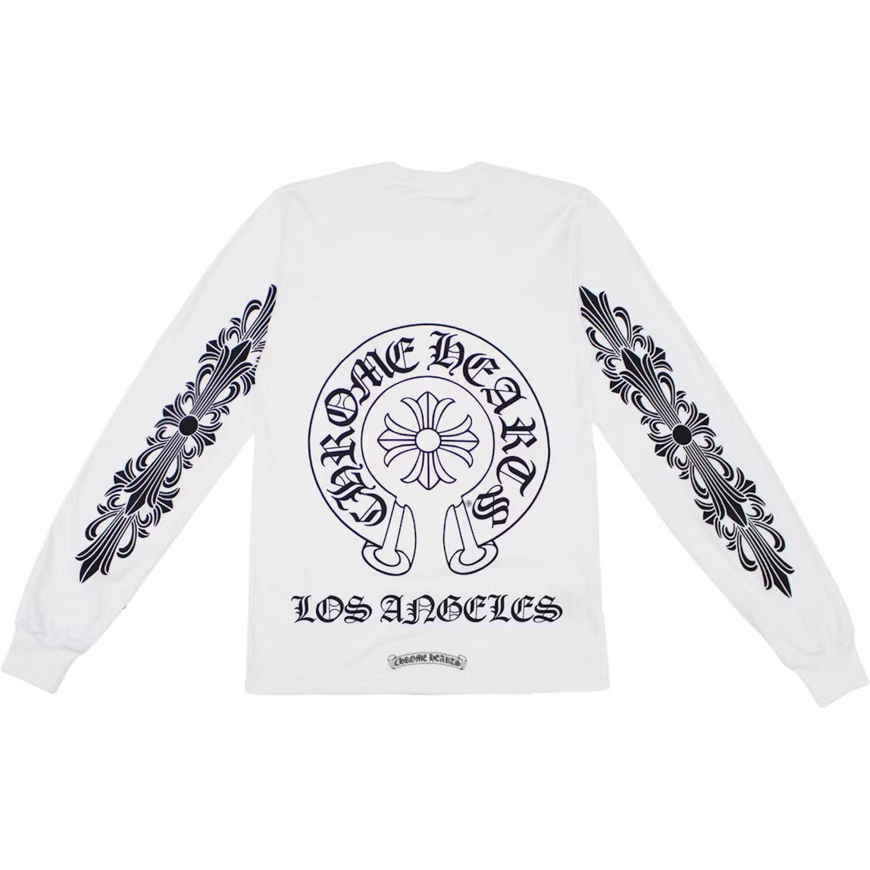Chrome Hearts Los Angeles Exclusive Horseshoe Floral L/S T-Shirt