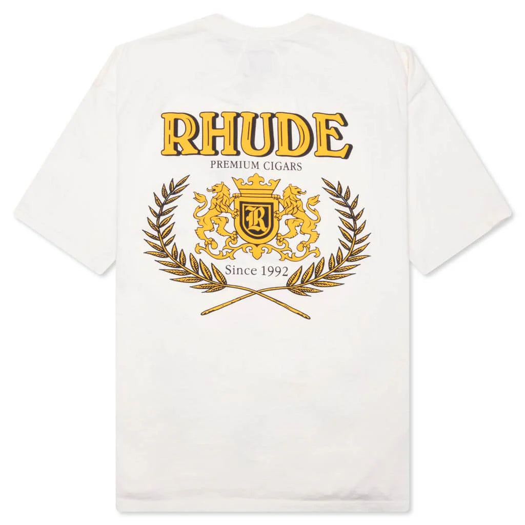 Rhude Cresta Cigar Tee Vintage White