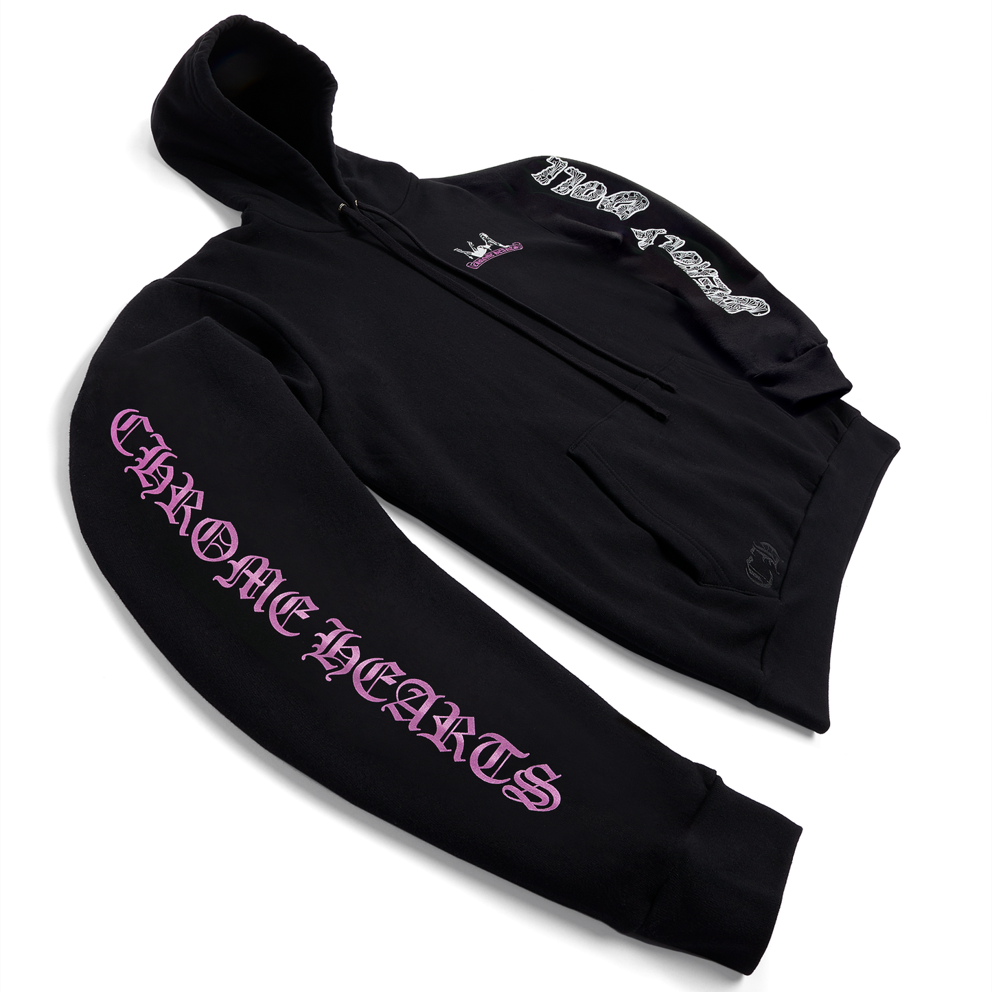 Chrome Hearts Deadly Doll Hoodie Black/Pink