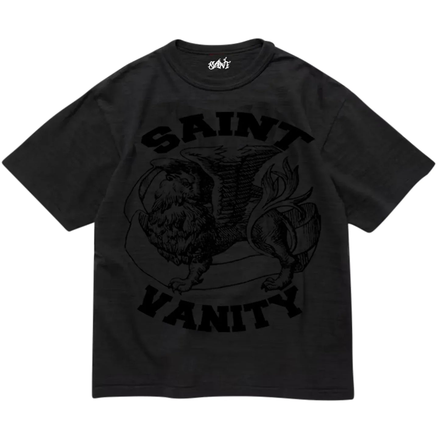 Saint Vanity Monochromatic Griffin Tee Black