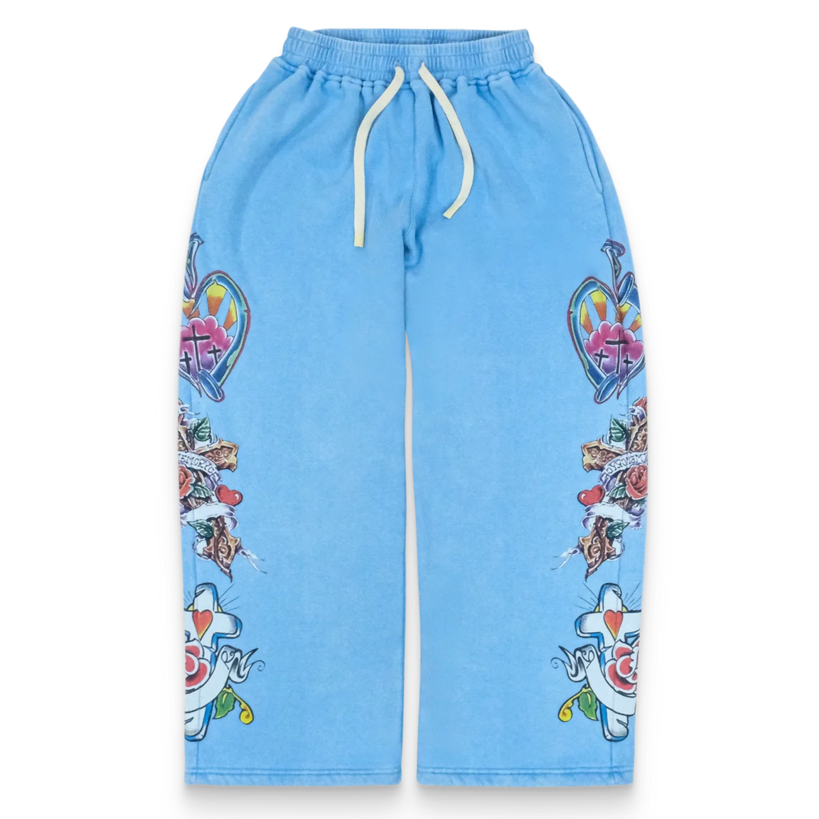 We Are Righteous Risen King Sweatpants Blue