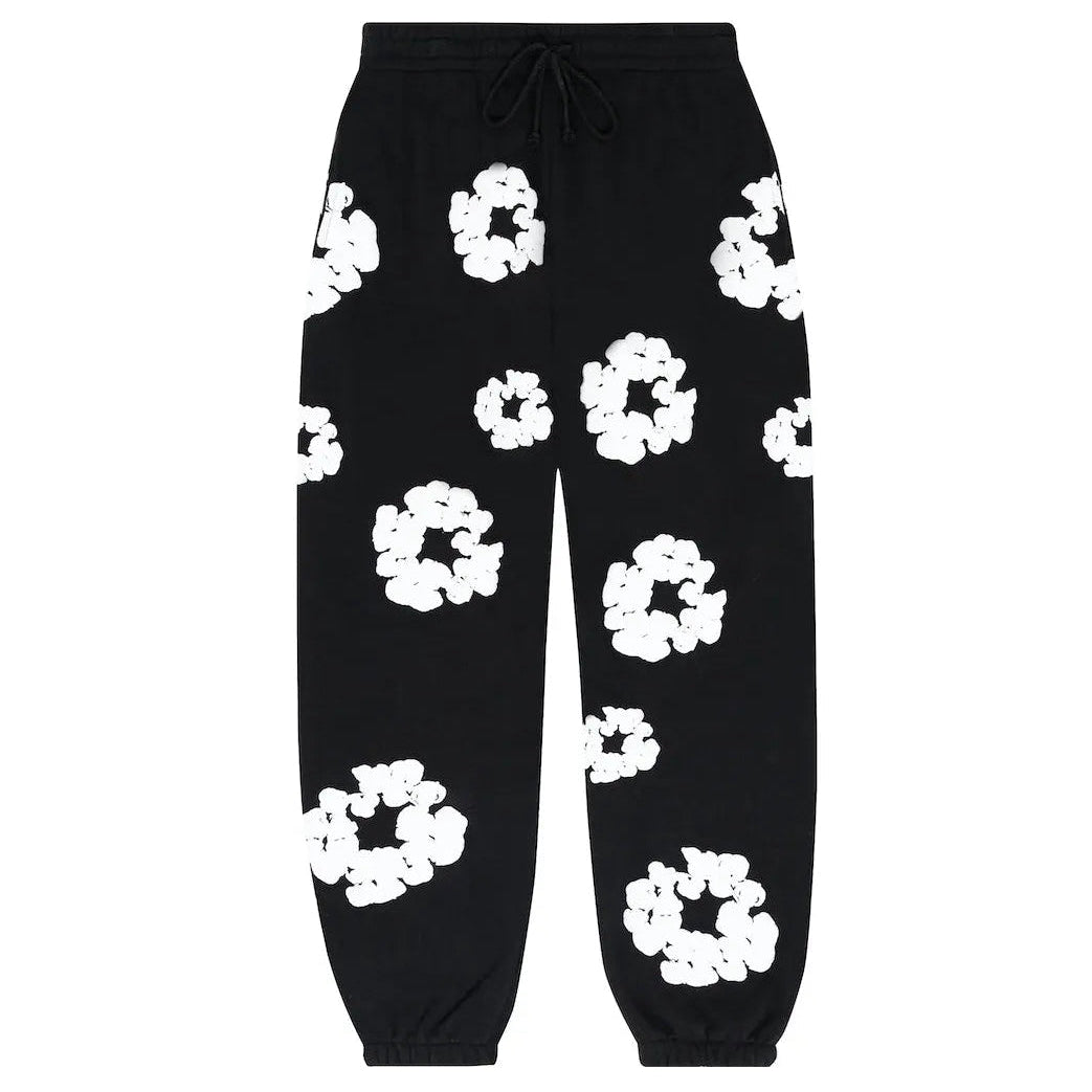 Denim Tears The Cotton Wreath Sweatpants Black