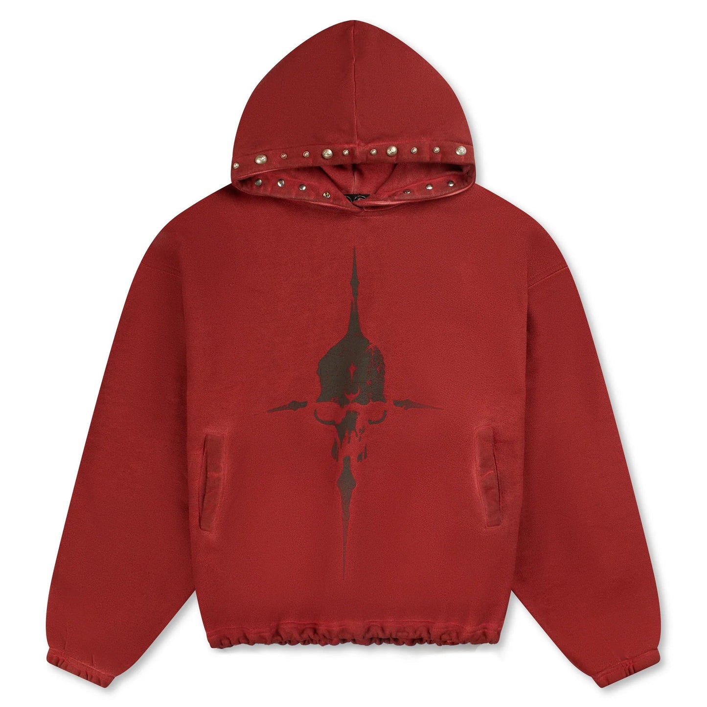 Thug Club Peace Stud Hoodie Red