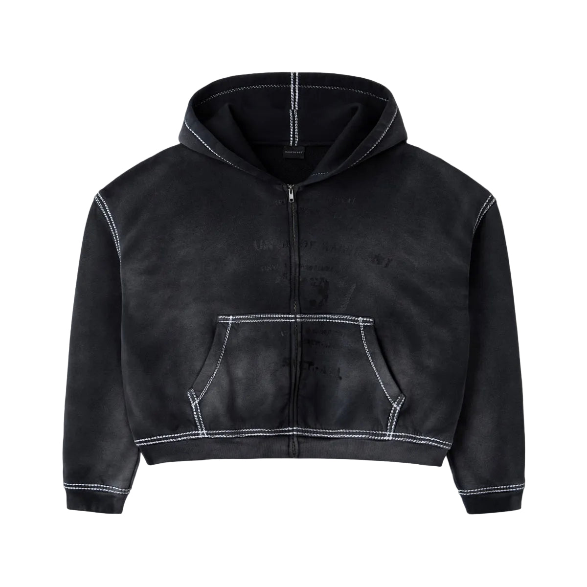 Gv Gallery Skunk Zip Up Black