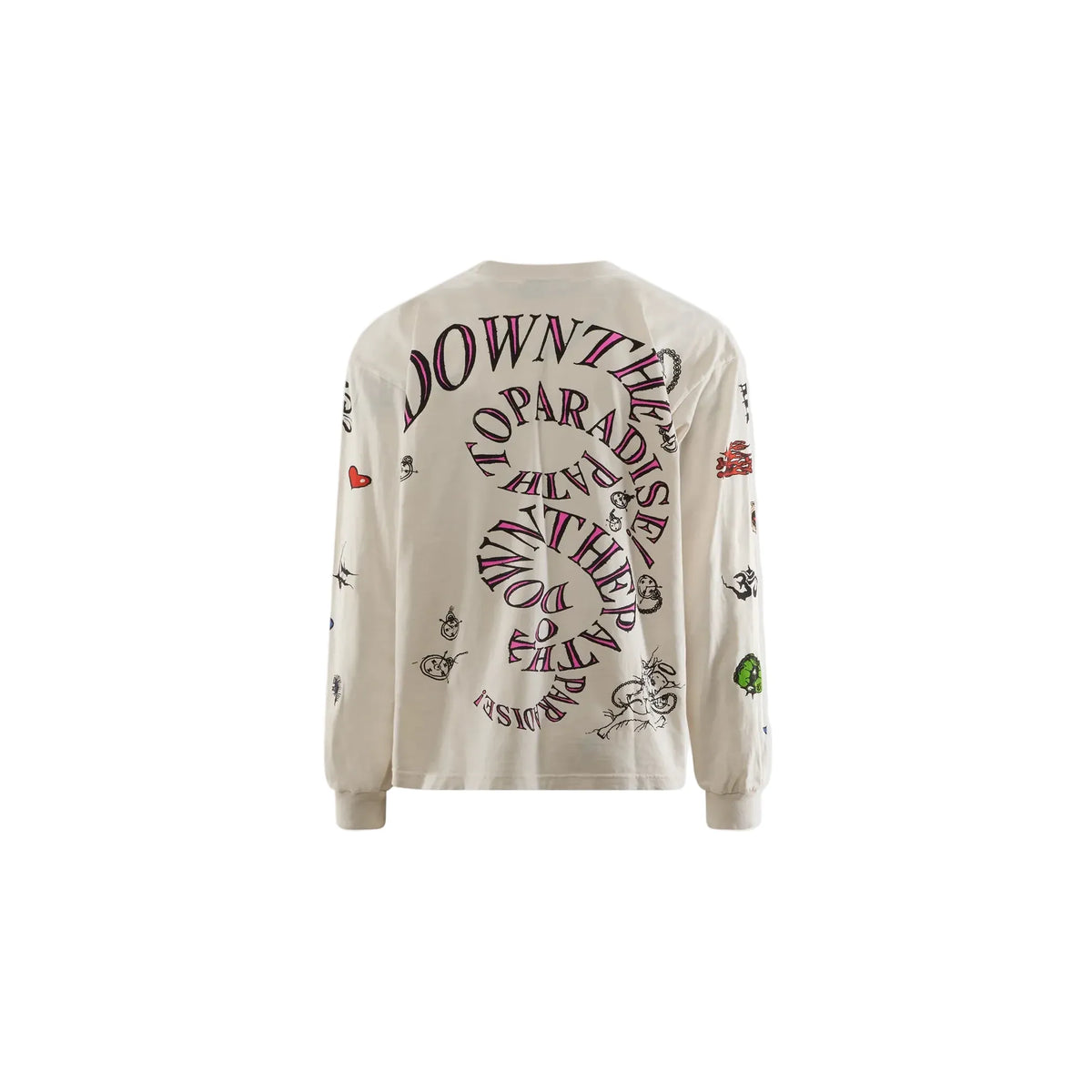 Hellstar Down The Paradise Path Longsleeve T-shirt White