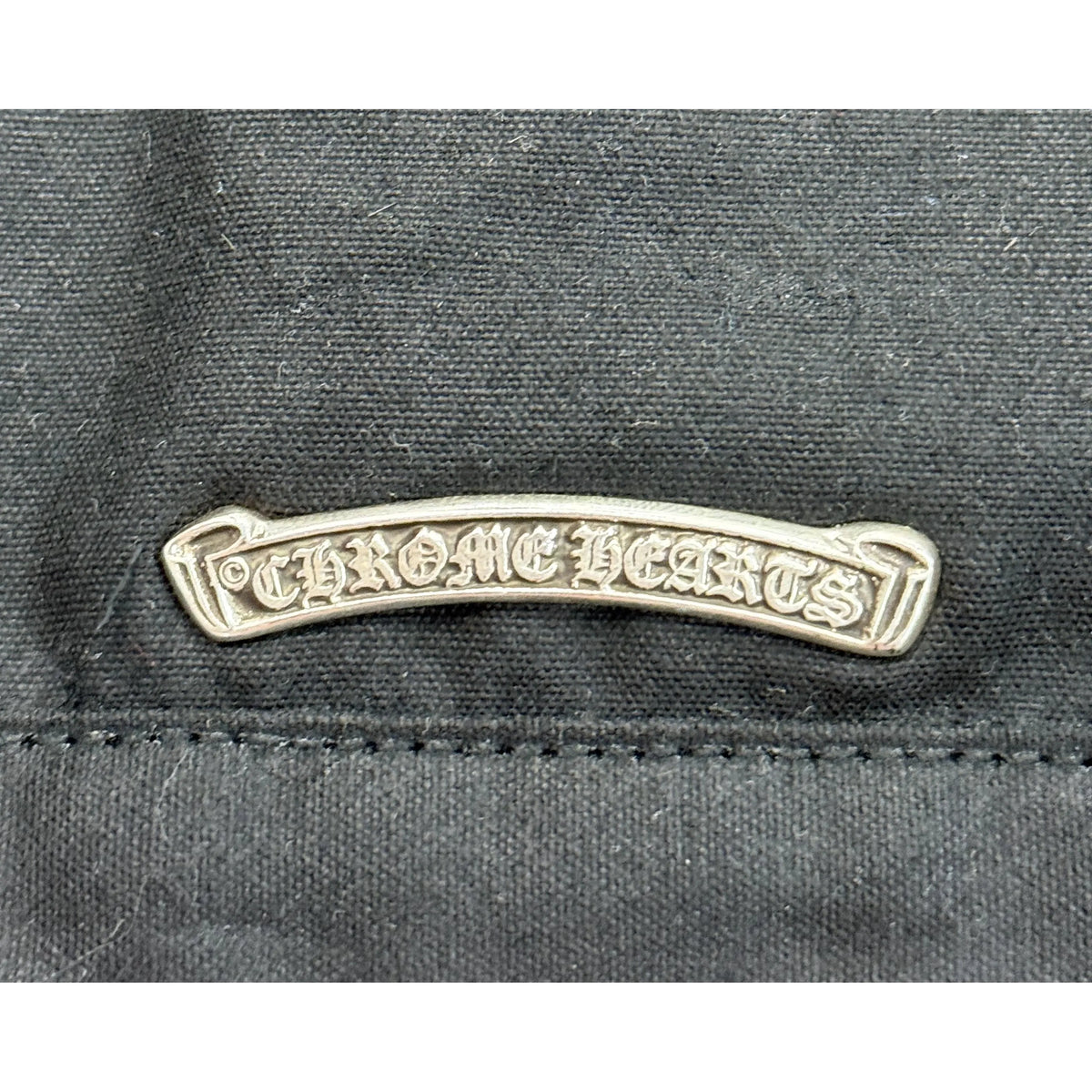 Chrome Hearts Wax Leather Jacket Black