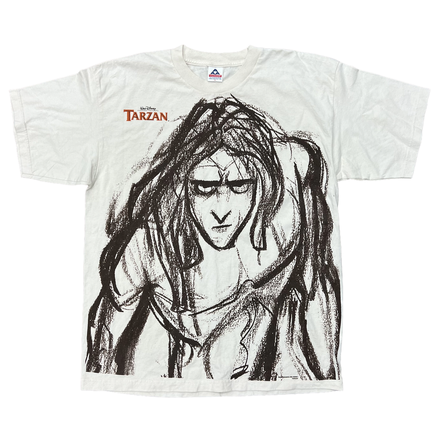 Vintage 1999 Disney Tarzan T-Shirt Cream
