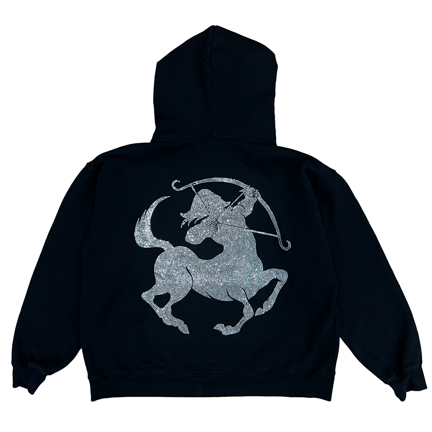Sinclair Princess Cut Sagittarius Hoodie Black
