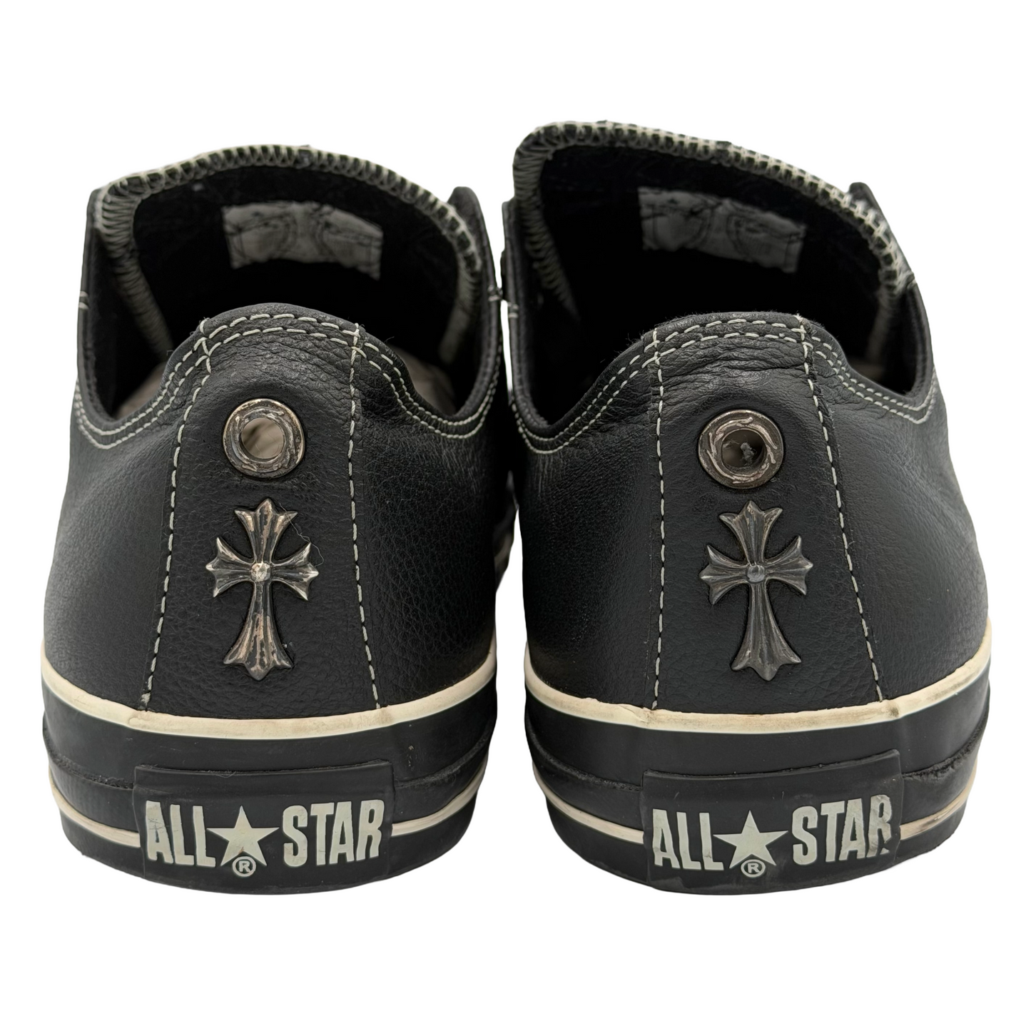 Converse x Chrome Hearts Cross Patch Chuck Taylor All Star Leather Low Black/Camo