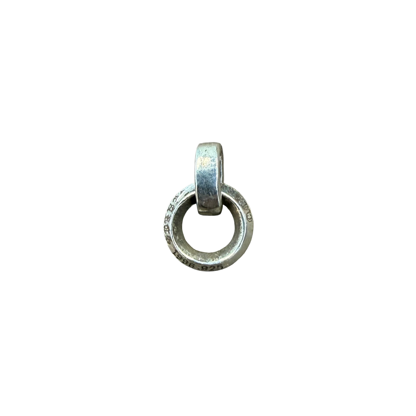Chrome Hearts Silver Mini Circle Pendant (with Bale)