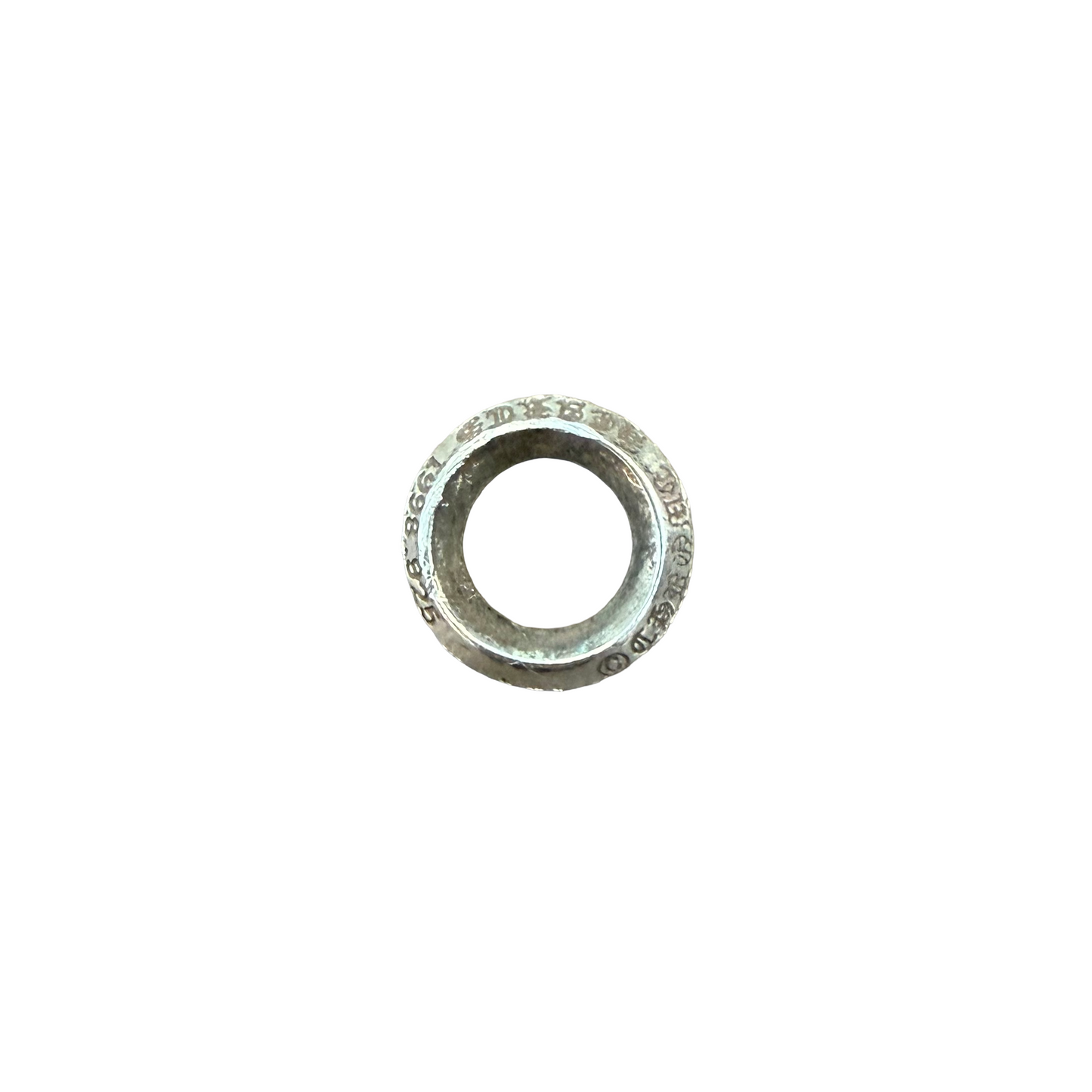 Chrome Hearts Silver Mini Circle Pendant