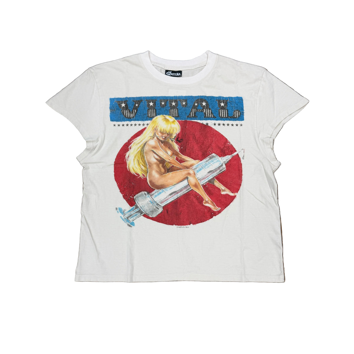 Vital Rocket Short Tee White