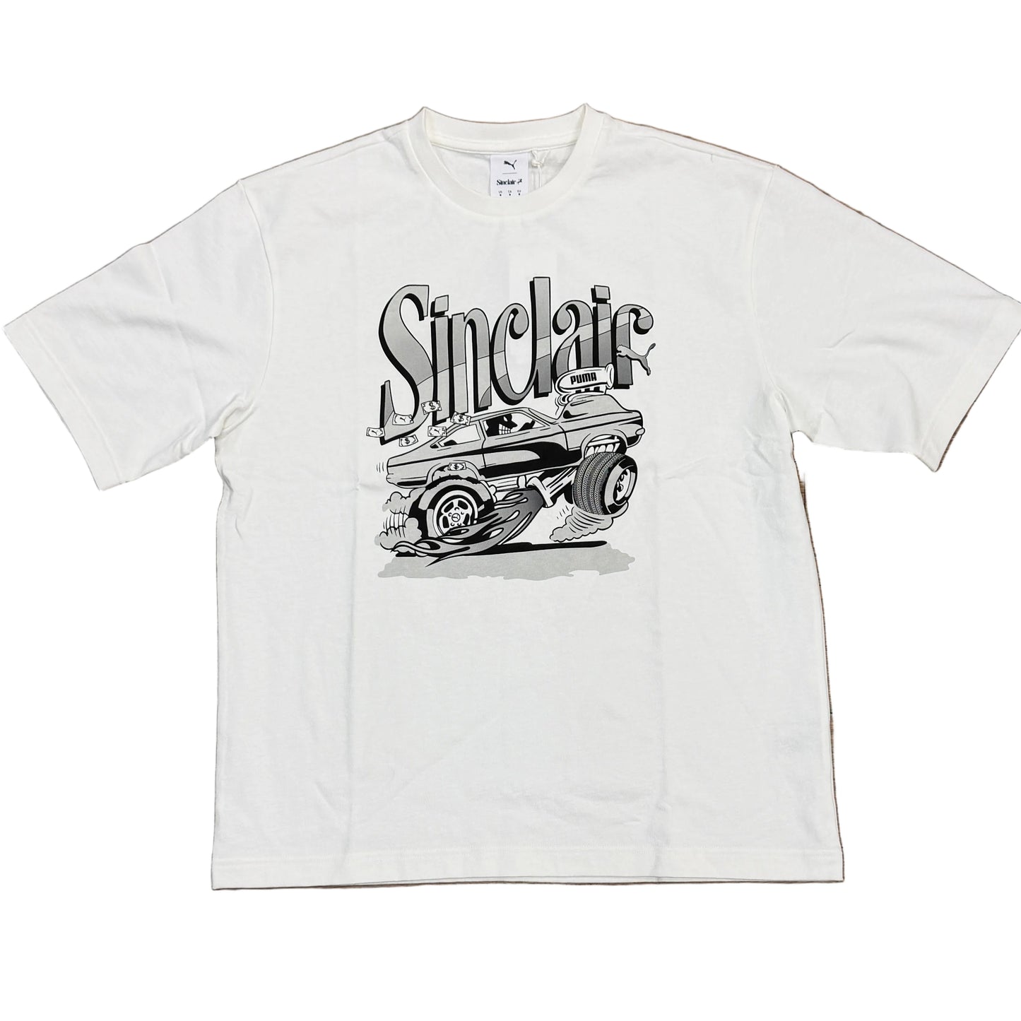 Sinclair X Puma Race Car Tee White