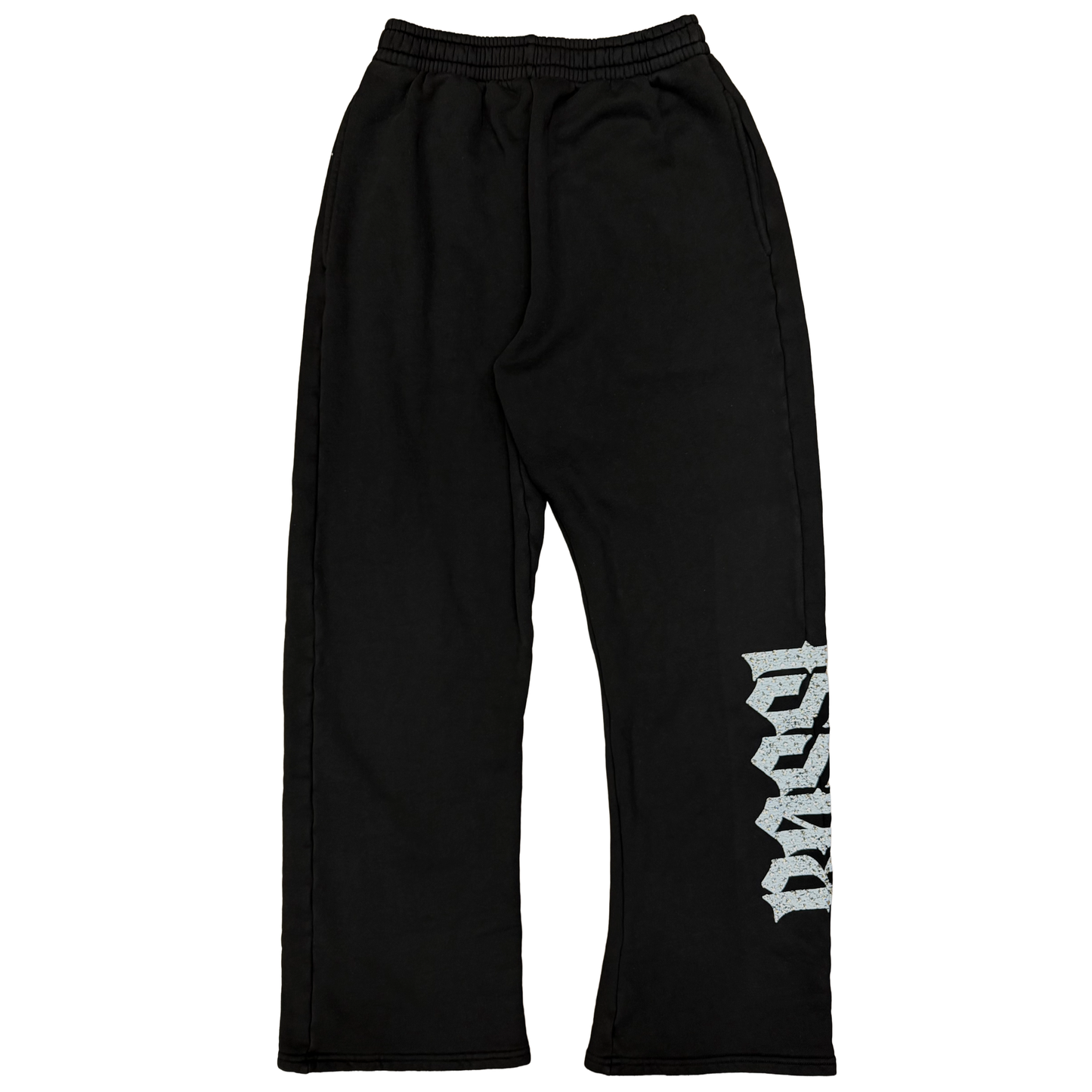 Bossi Rhinestone Logo Sweatpants Black/White