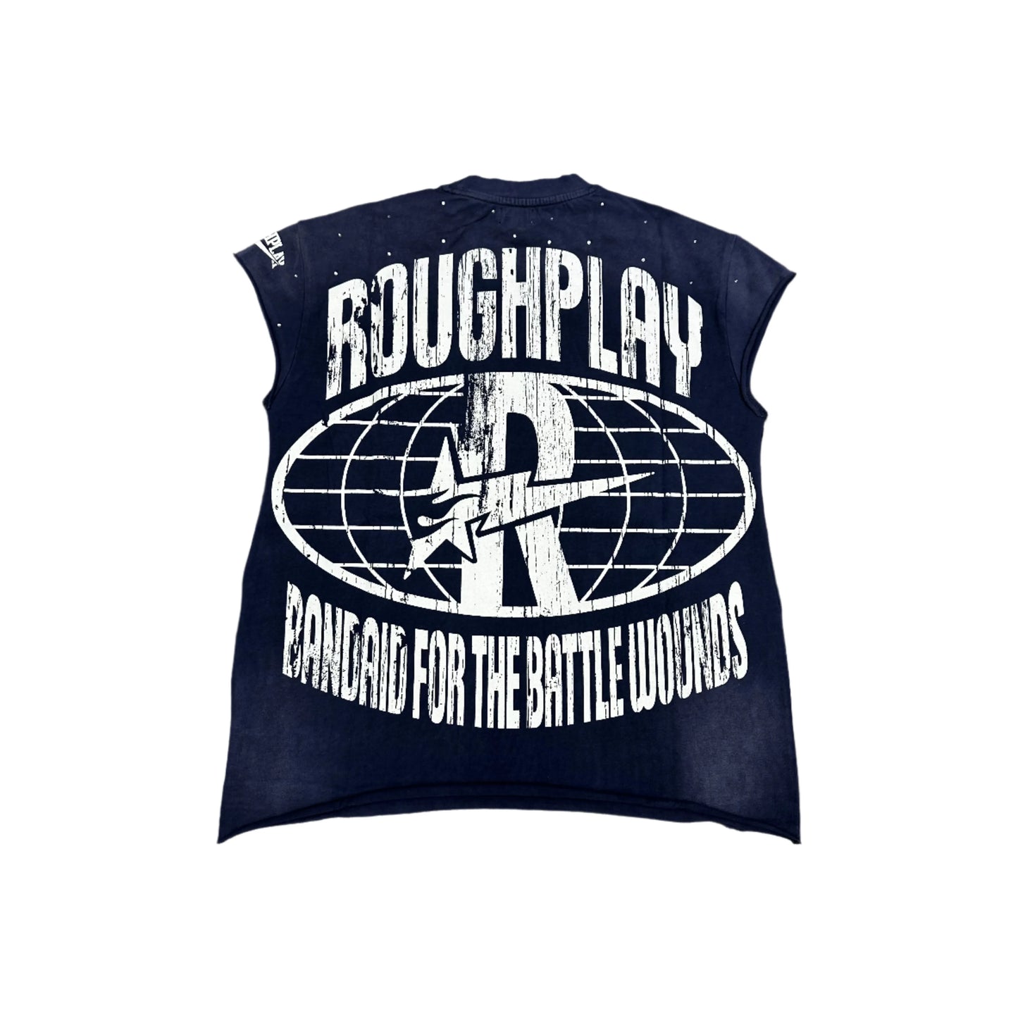 Rough Play Monster Cut Off T-Shirt Grey