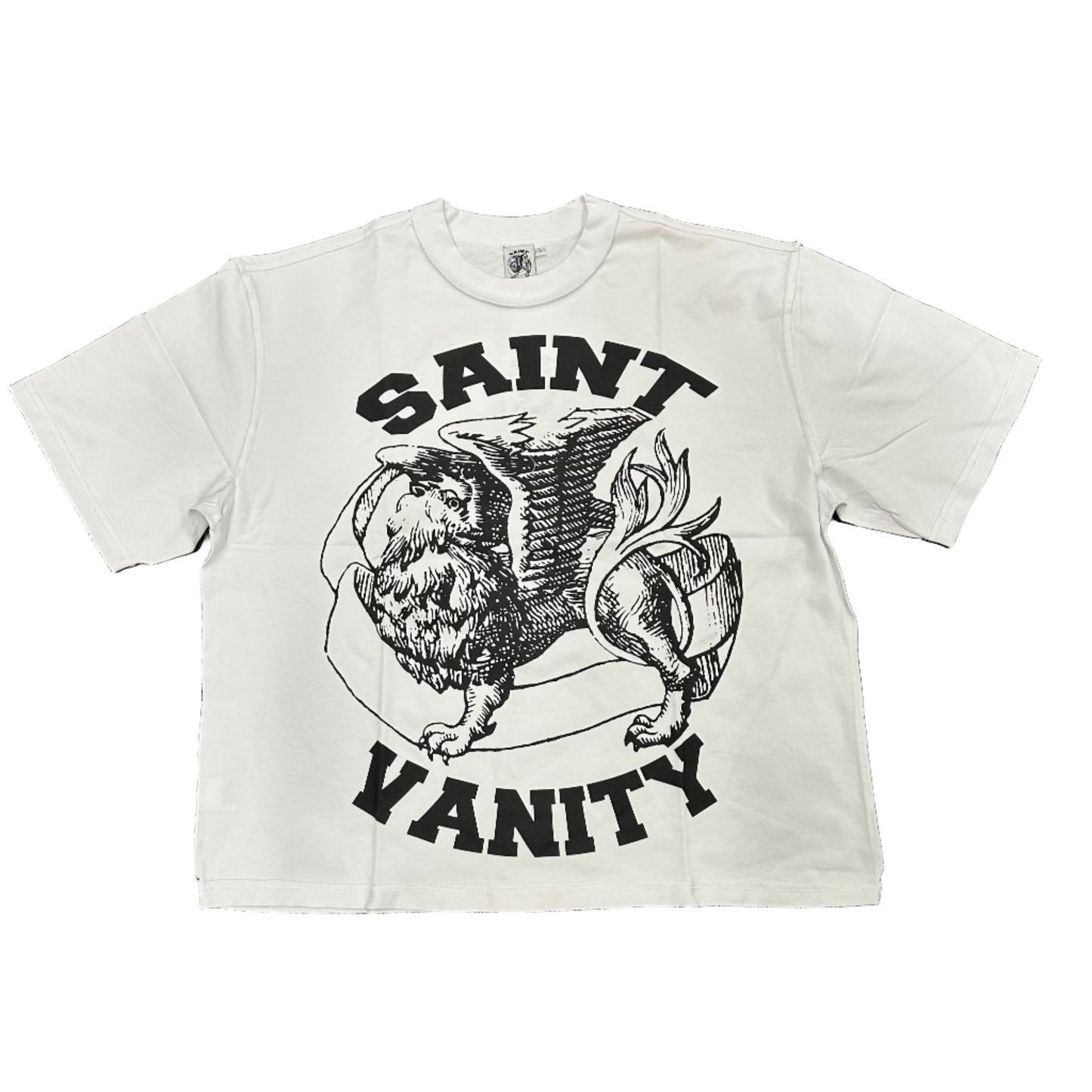 Saint Vanity Griffin Tee White/Black