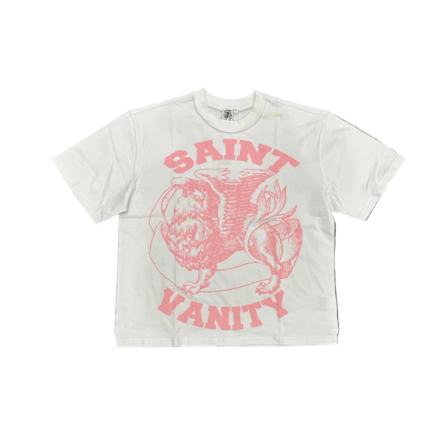 Saint Vanity Griffin Tee White/Pink