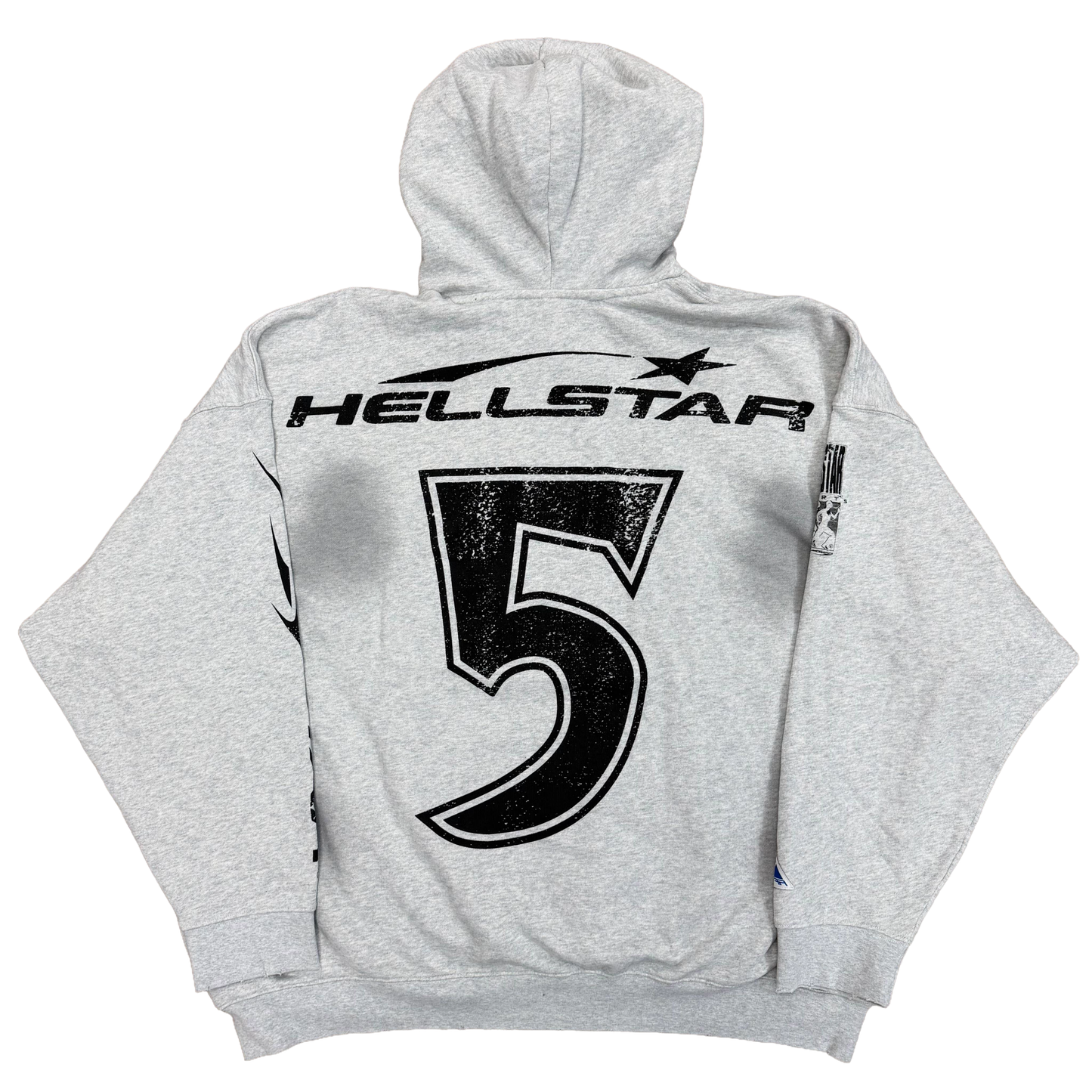 adidas x Hellstar x Anthony Edwards Believe That Hoodie Light Grey