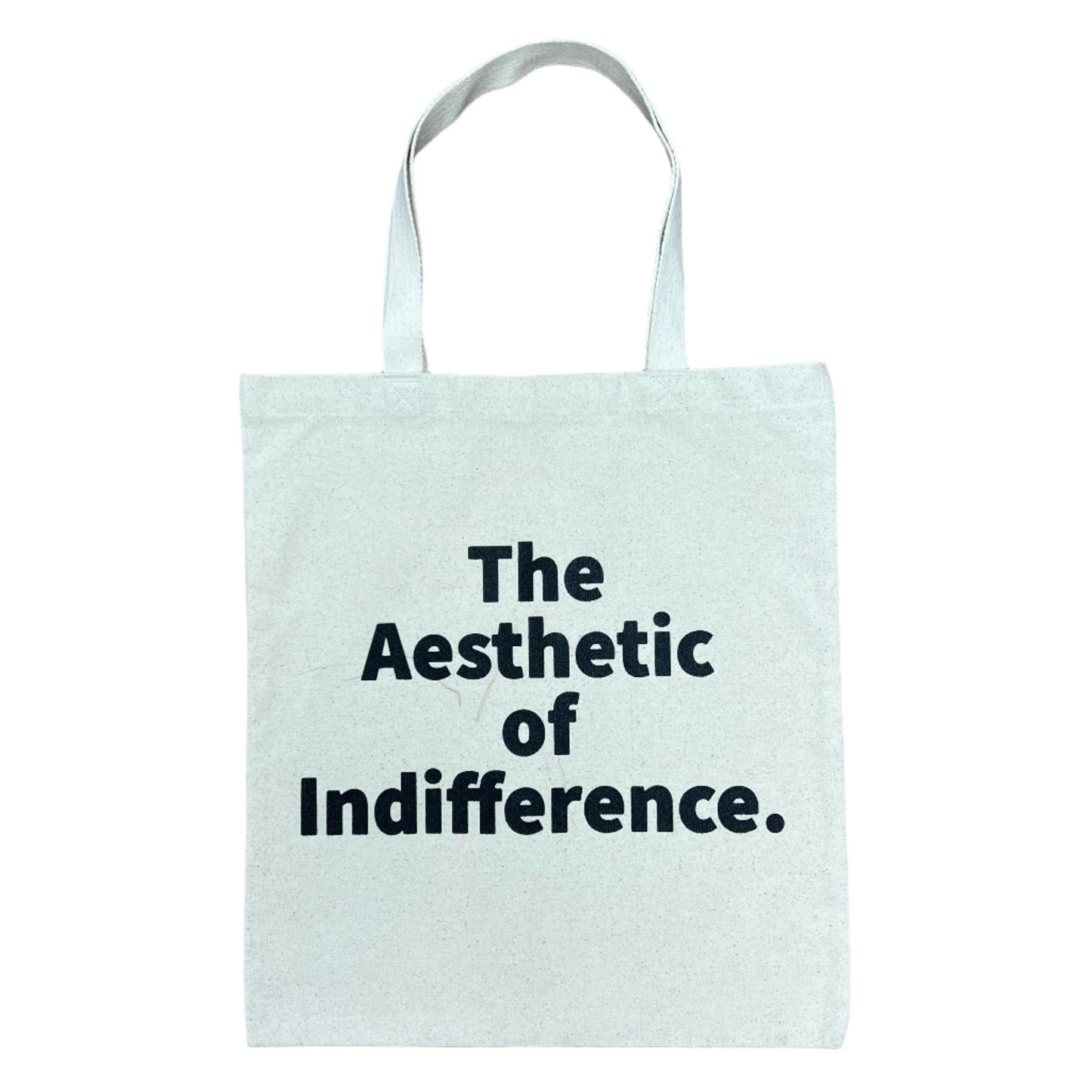 Gallery Dept. The Aesthetic Of Indifference Canvas Tote Bag Cream