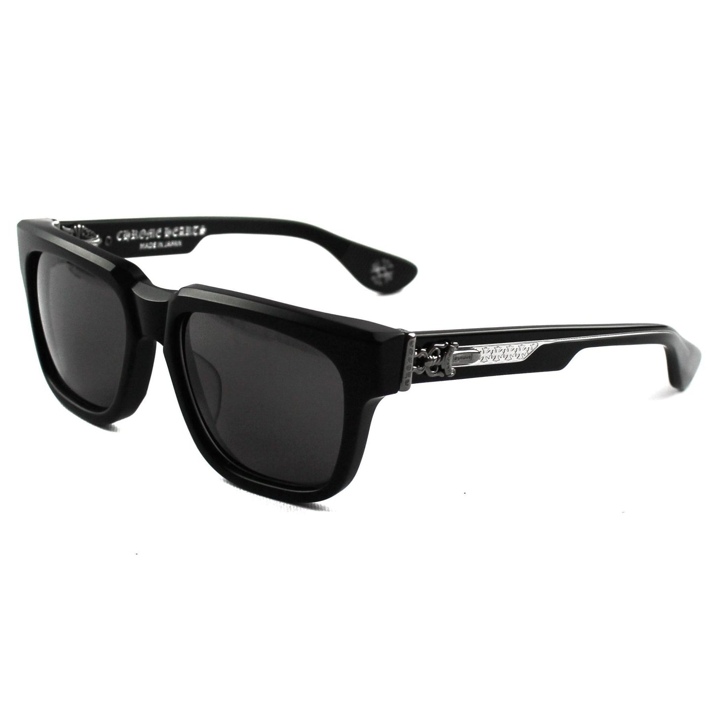 Chrome Hearts Box Officer Sunglasses Matte Black