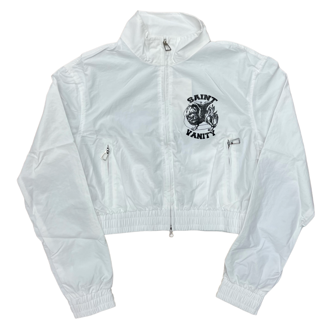Saint Vanity Space Suit Cropped Jacket White (Women's)