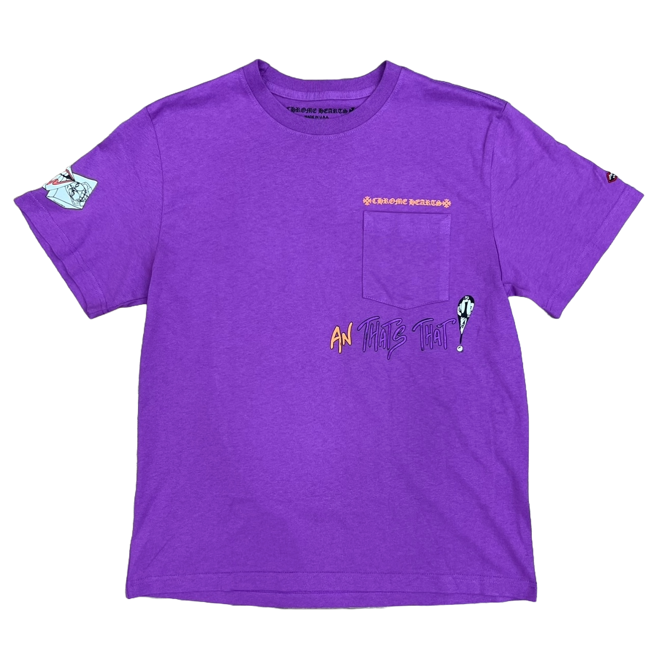 Chrome Hearts Matty Boy I Want More Not Less T-Shirt Purple Chrome Hearts Matty Boy I Want More Not Less T-Shirt Purple