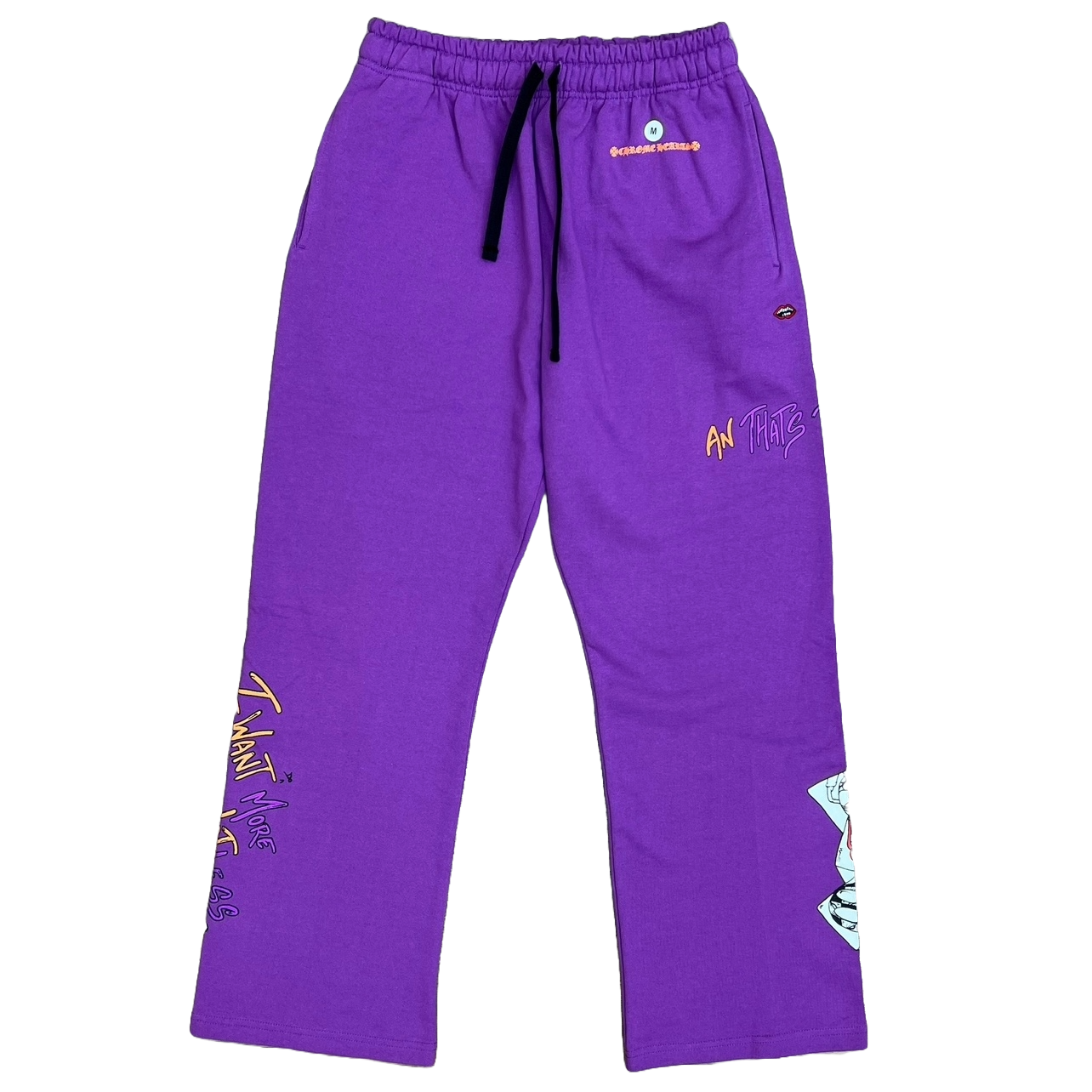 Chrome Hearts Matty Boy I Want More Not Less Sweatpants Purple Endless Supply