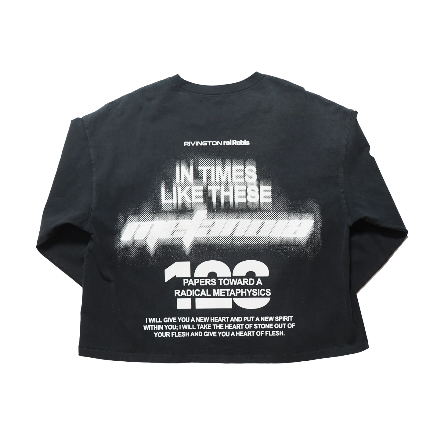 RIVINGTON roi Rebis In Times Like These CVA L/S Tee Mechanic Black/Orange