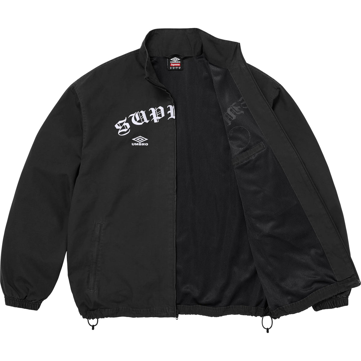 Supreme®/Umbro® Cotton Ripstop Track Jacket Black