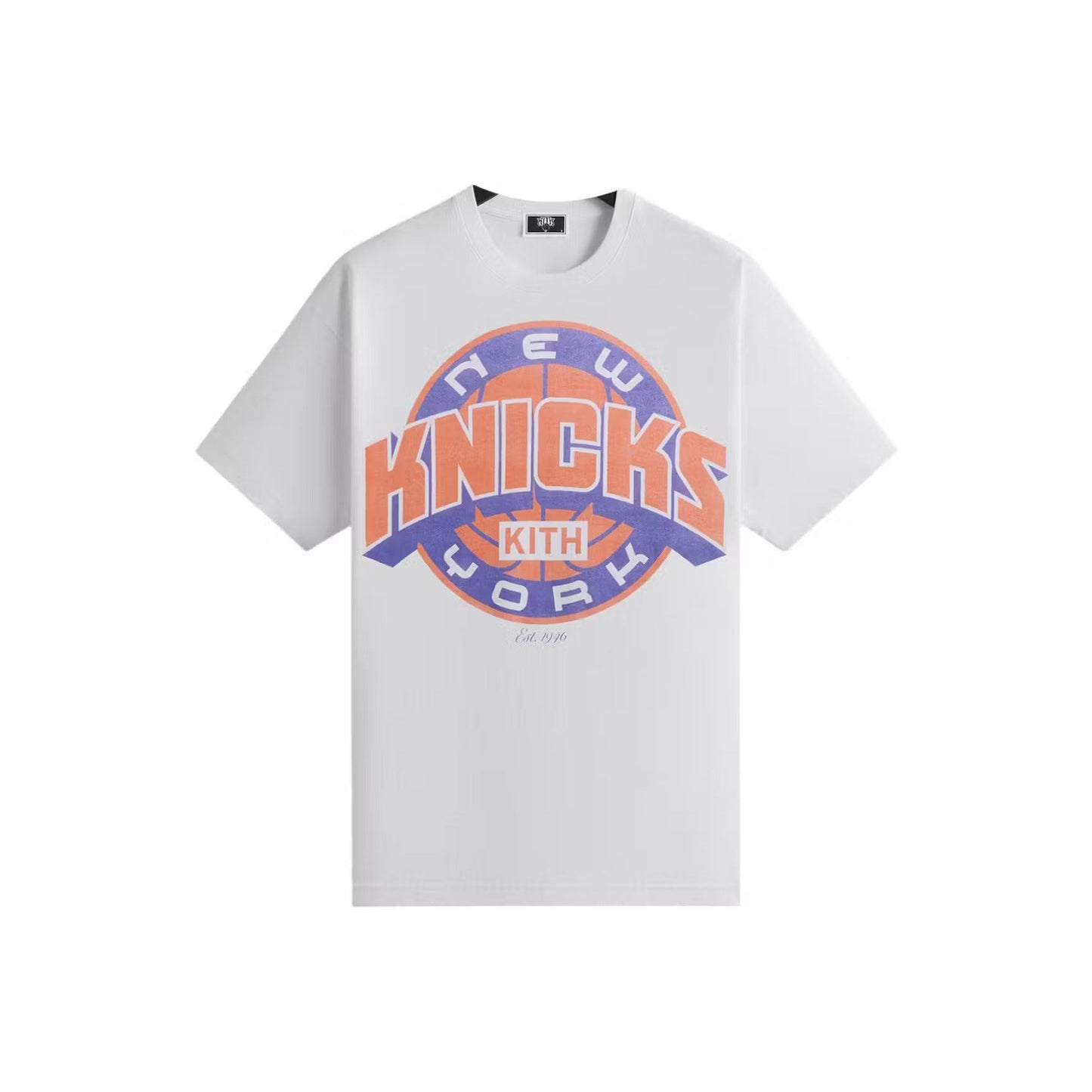 Kith x New York Knicks Showtime Vintage Tee White