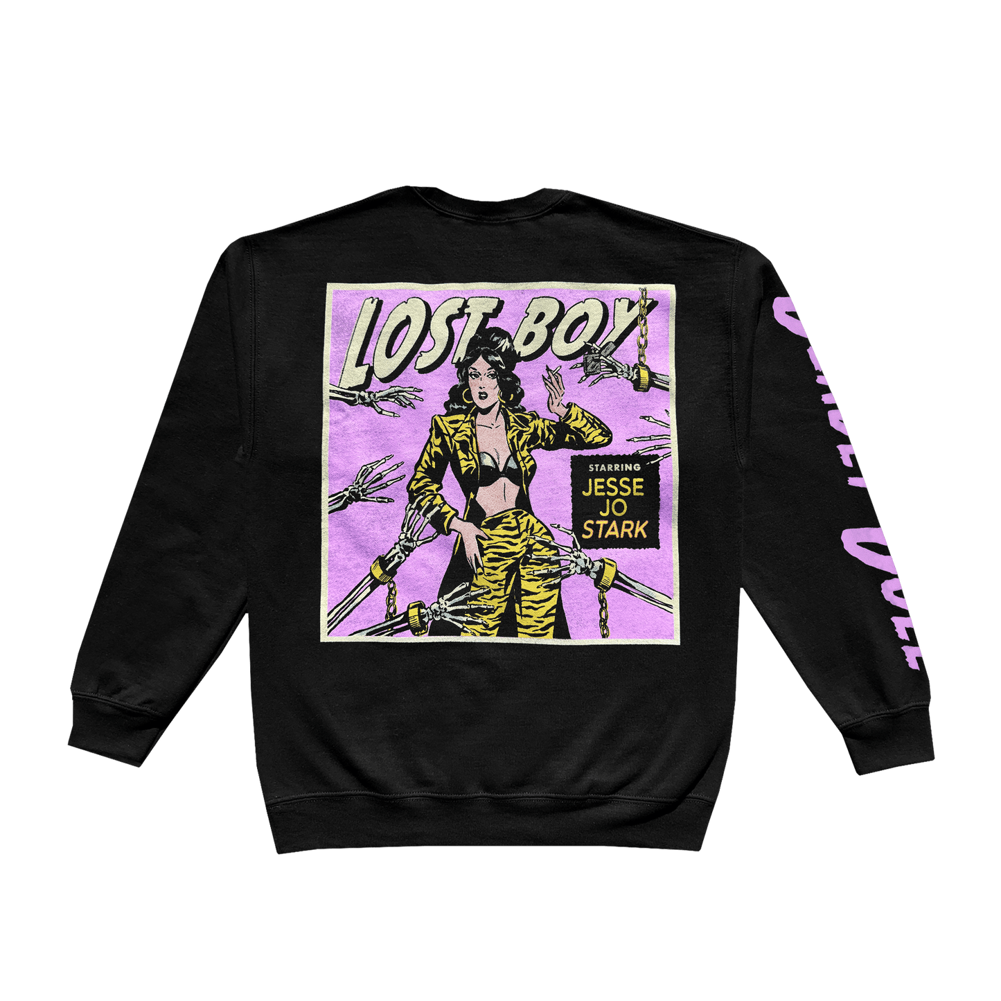 Deadly Doll Lost Boy Crewneck Black