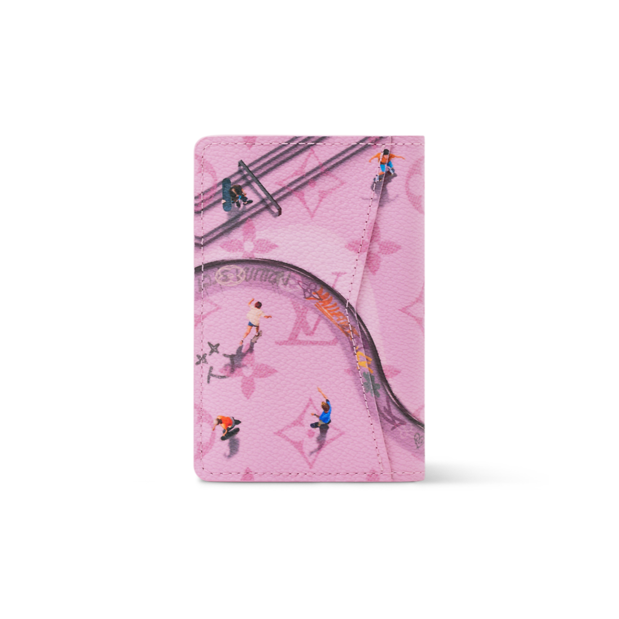Louis Vuitton Pocket Organizer Skateboard Pink