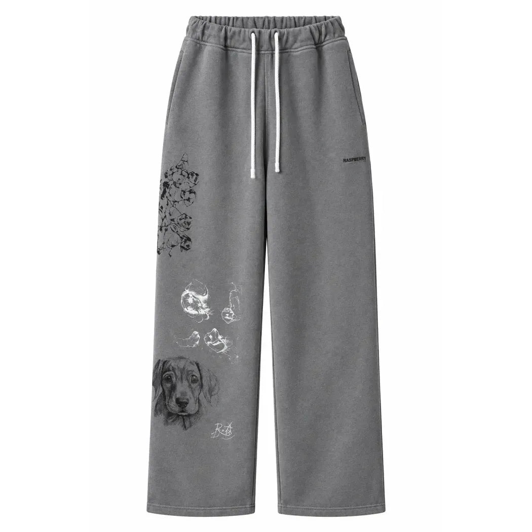 GV Gallery Malik Wright Sweats Grey