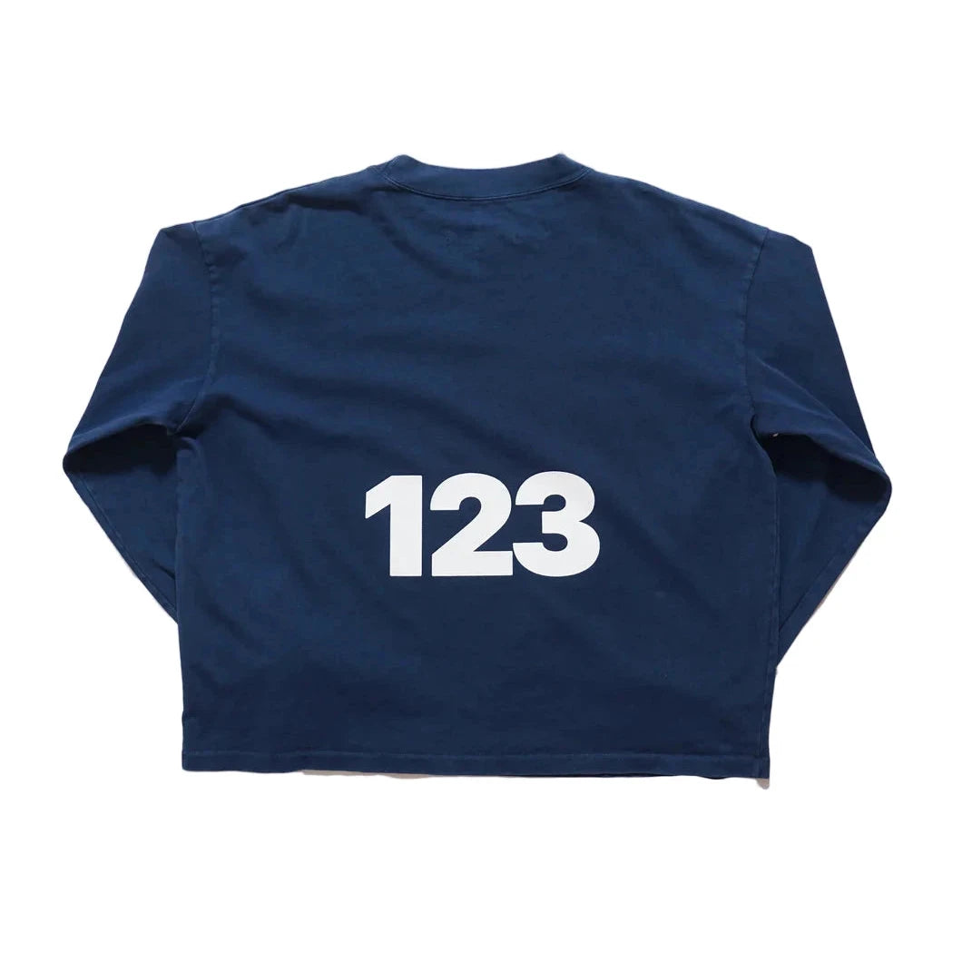 RIVINGTON roi Rebis Meta USO Garden LS Tee Navy