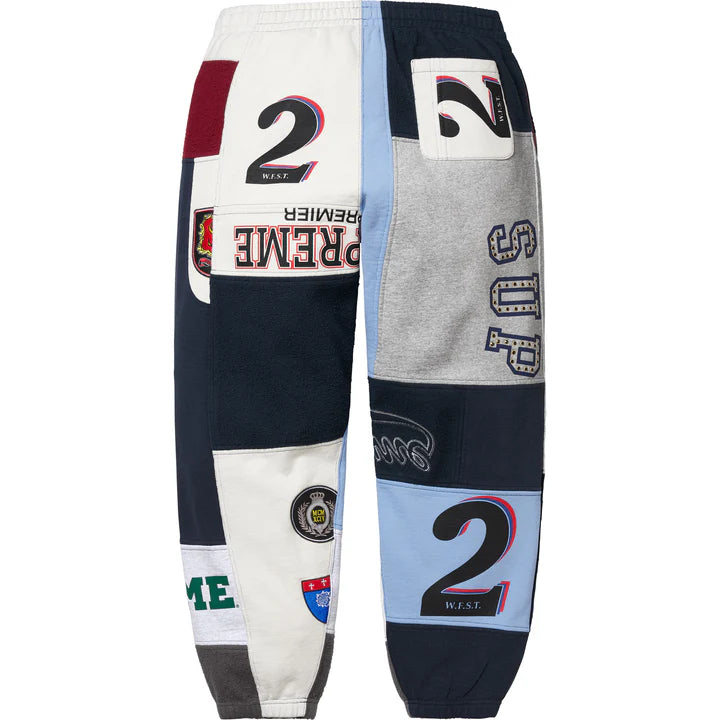 Supreme Patchwork Sweatpant (SS25) Navy