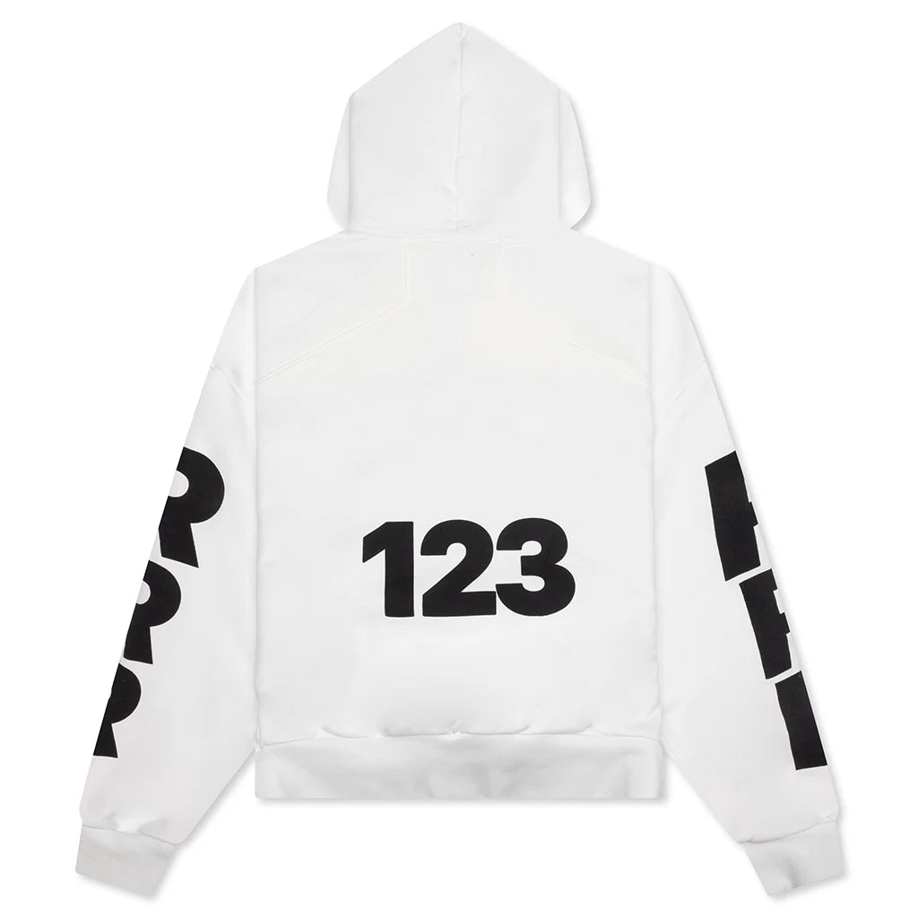 RIVINGTON roi Rebis USO-123 CVA Zip Hoodie Max White