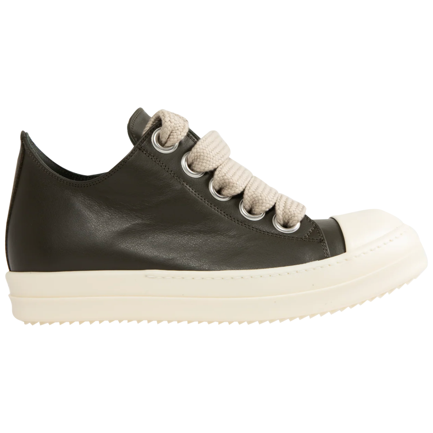 Rick Owens FW25 Concordians Jumbo Laced Low Sneakers Bosco/Milk/Milk