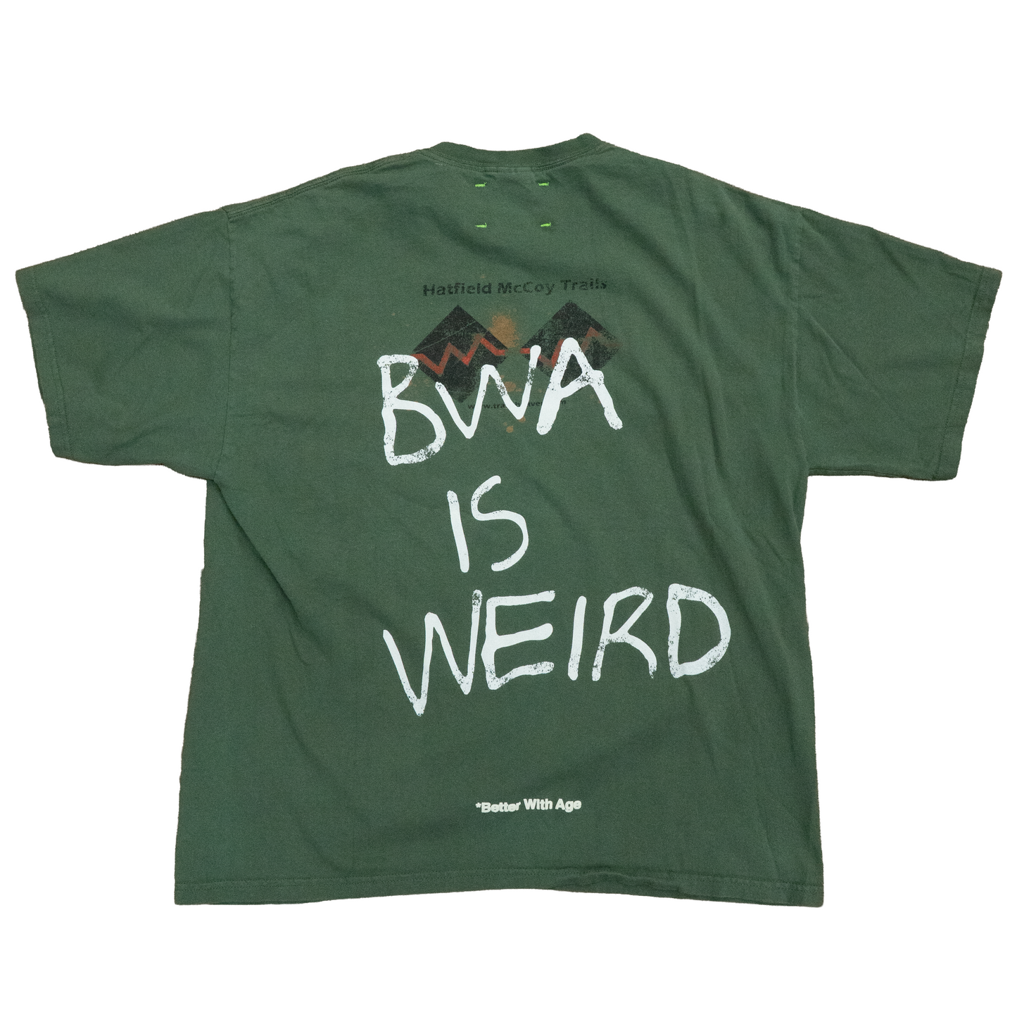 *Better With Age Angus Tee Green/Multi