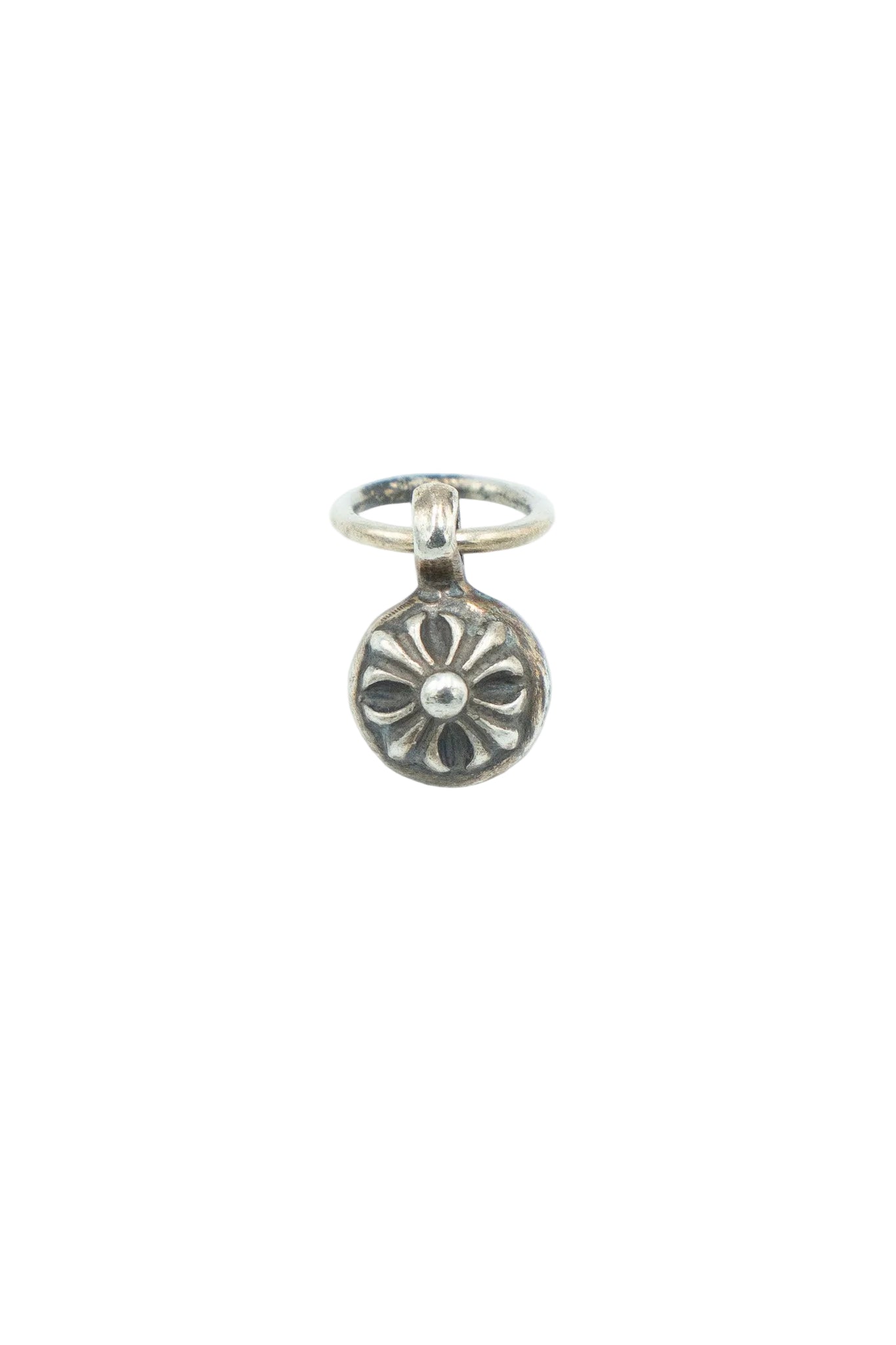 Chrome Hearts Silver Ball Cross Pendant