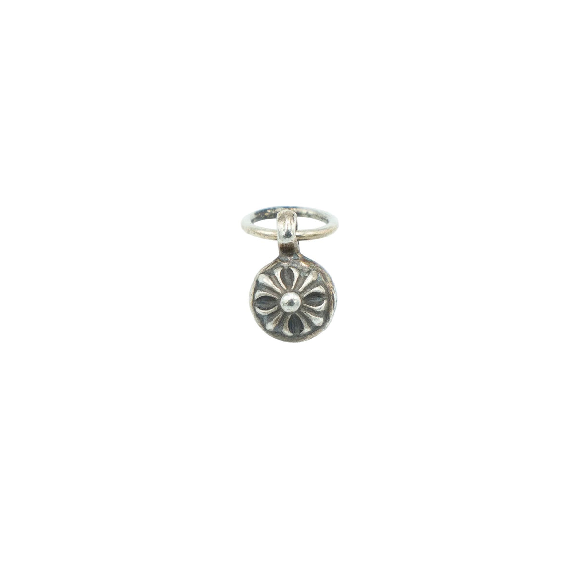 Chrome Hearts Silver Ball Cross Pendant